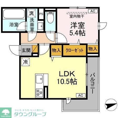 (仮称)D-ROOMトリシア市川東大和田1丁目の物件間取画像